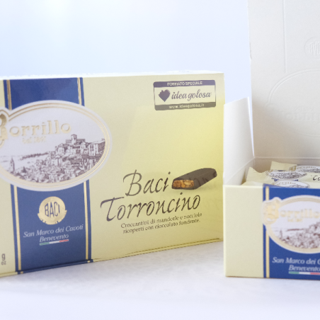 Esclusiva IdeaGolosa - Baci Torroncino - 500gr - Torroni Borrillo