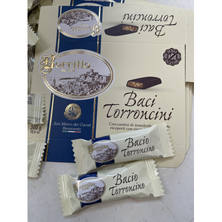 Torroni Baci Dolciaria Borrillo. Torrone classico San Marco dei Cavoti